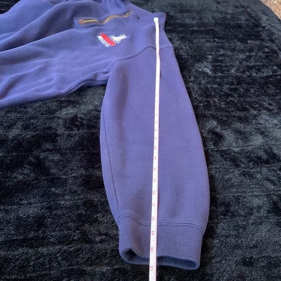 University of Arizona Wildcats Men's 1/4 Zip Blue Long Sleeve Sweater Size XL - Picture 11 of 11